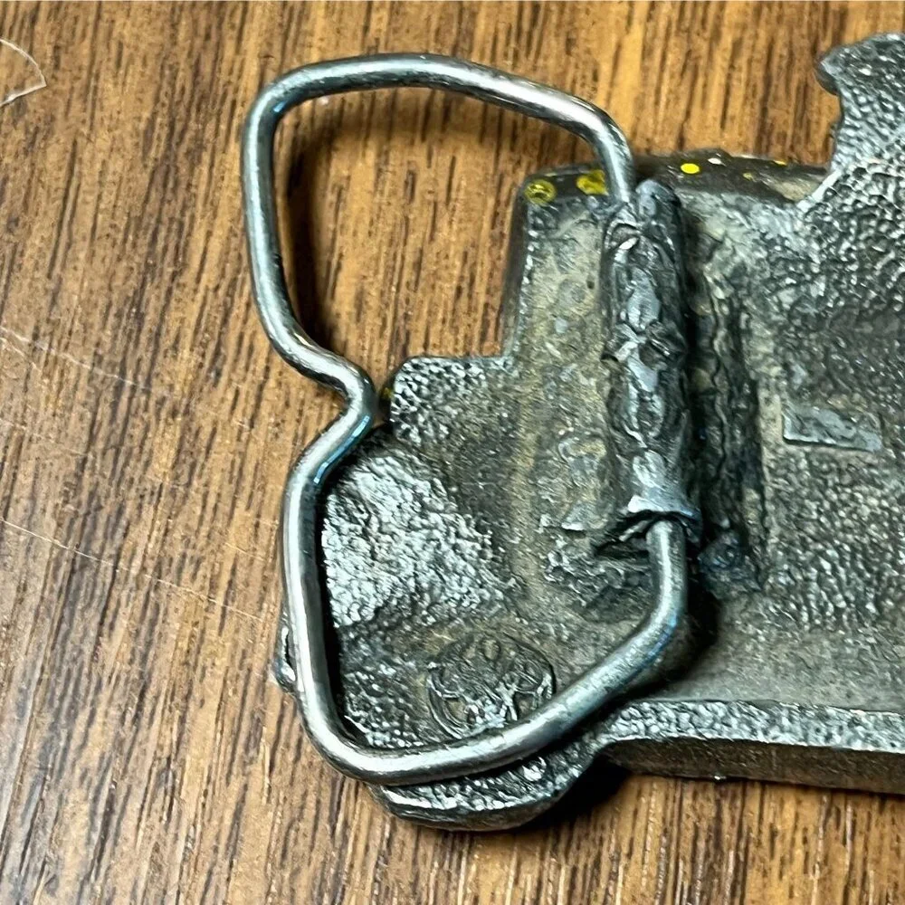 1977 Vintage Belt‎ Buckle Semi Truck Big Rig Trucker Classic Retro Collectible